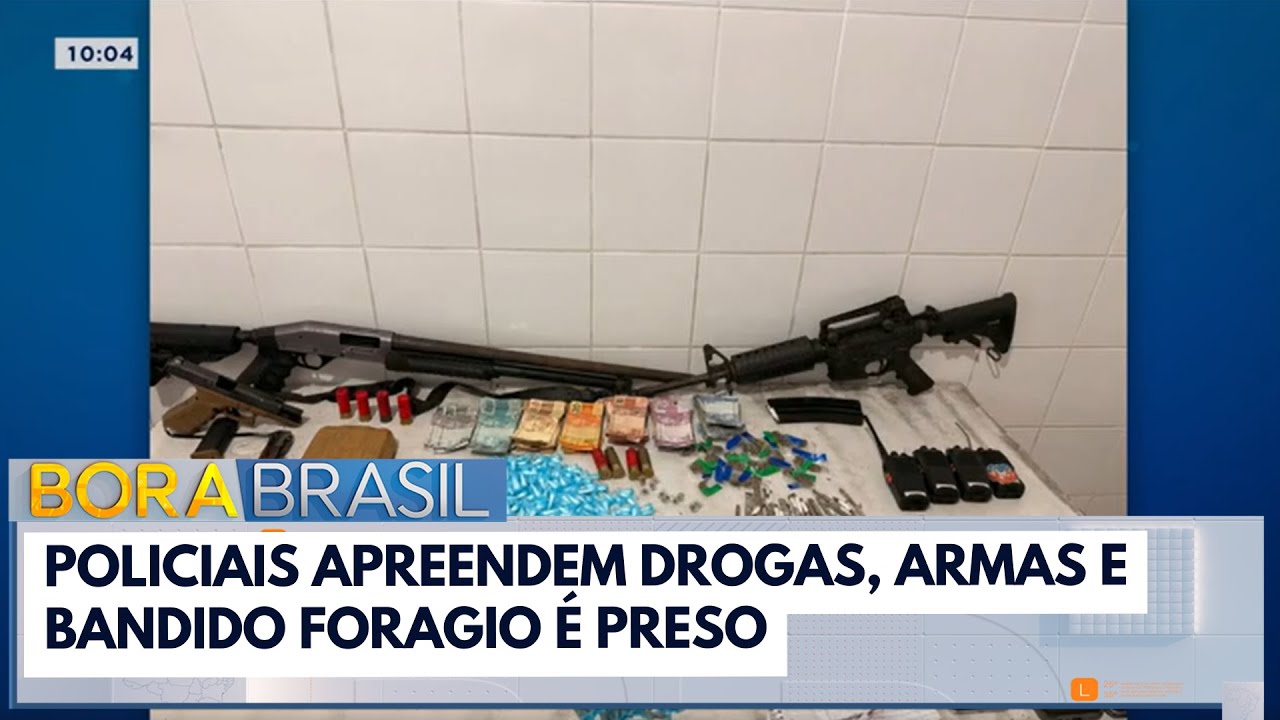 Policiais capturam foragido da justiça após cerco policial | Bora Brasil