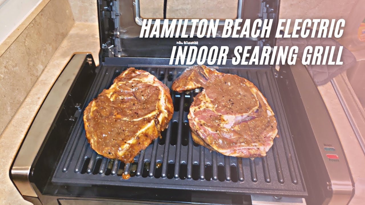 Hamilton Beach Electric Indoor Searing Grill Review & Test | Best Smokeless Electric Grills