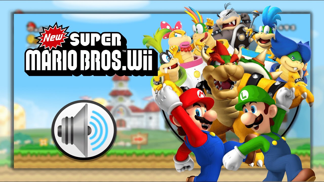 New Super Mario Bros Wii - ALL Characters Voice Clips