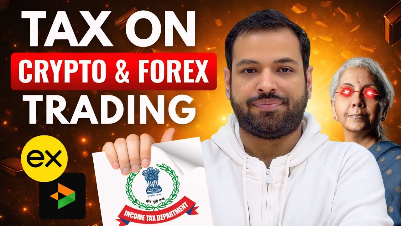 2026 New Rule: Forex & Crypto Trading पर कितना Tax? ITR कैसे भरें? 🤔 #forextrading #incometax 