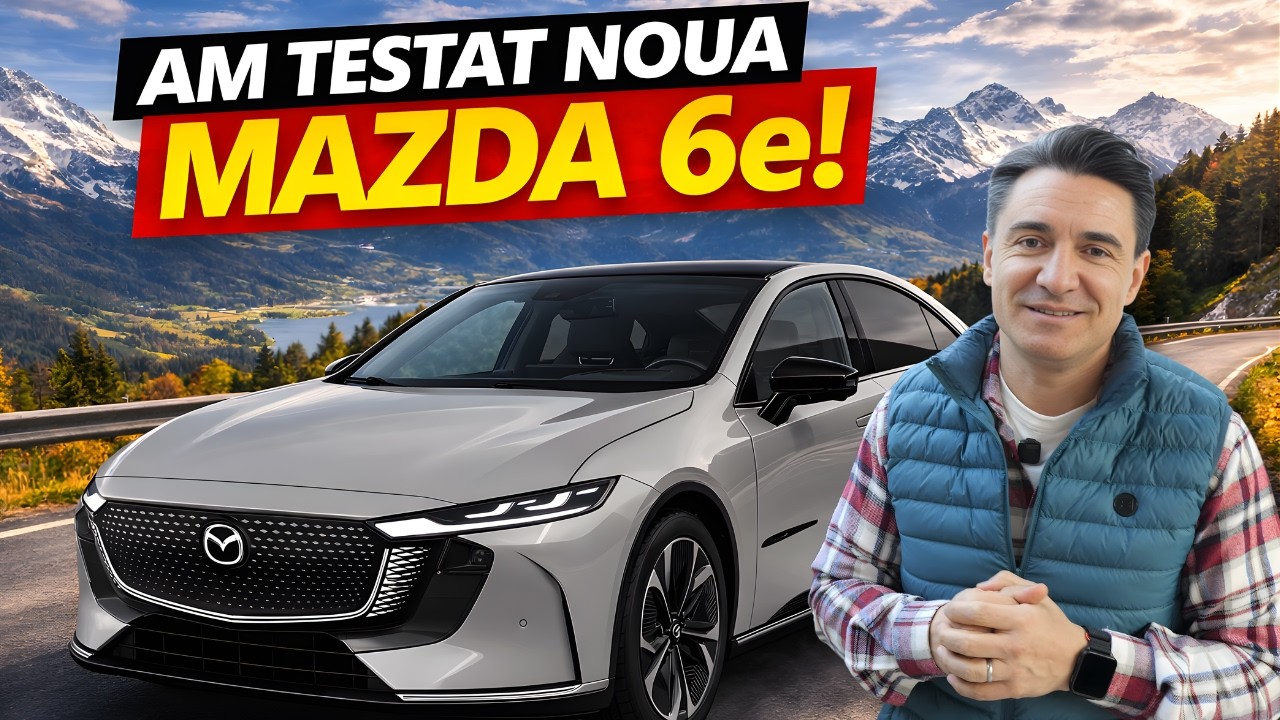 ADEVĂRATA ALTERNATIVĂ LA TESLA - MAZDA 6e!
