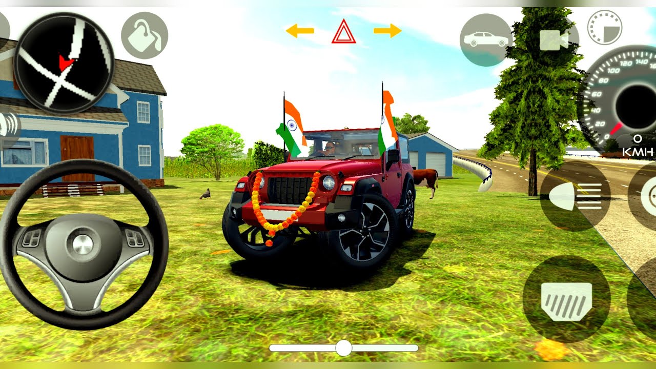 TRV gaming Gta 5 black thar 4×4 🚘 classic Vs police Gta 5 mods india cars