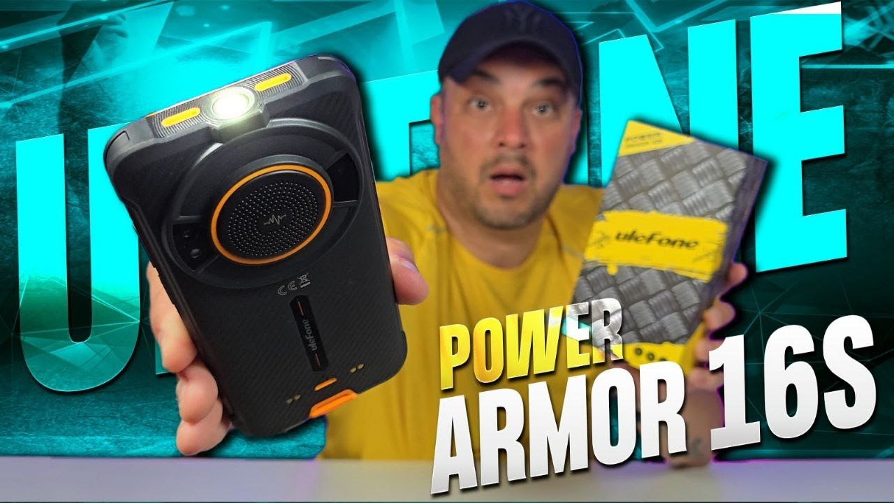 SMARTPHONE COM LANTERNA E UM ÁUDIO ABSURDO!!! 🤯 ULEFONE POWER ARMOR 16S - By Rodrigo Vaz