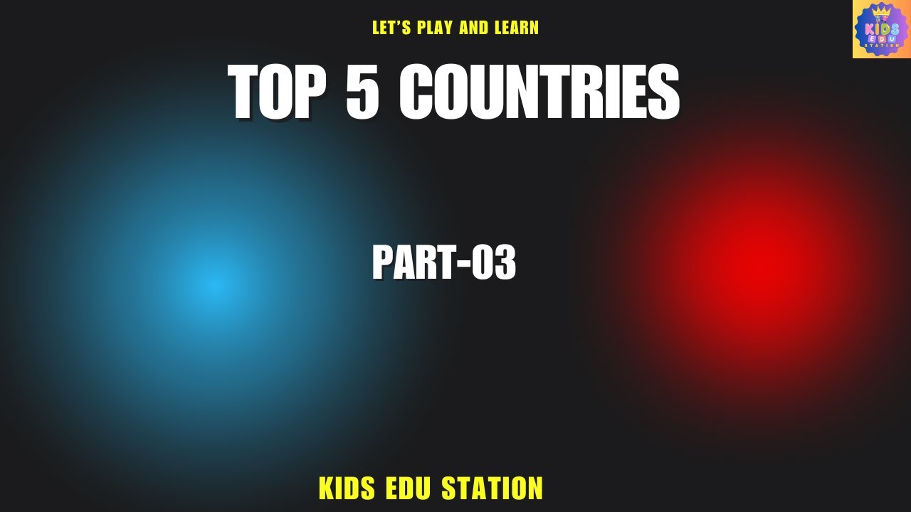 Top Countries Part3 | KidsEDU Station | Quiz Challenge | Geography Questions