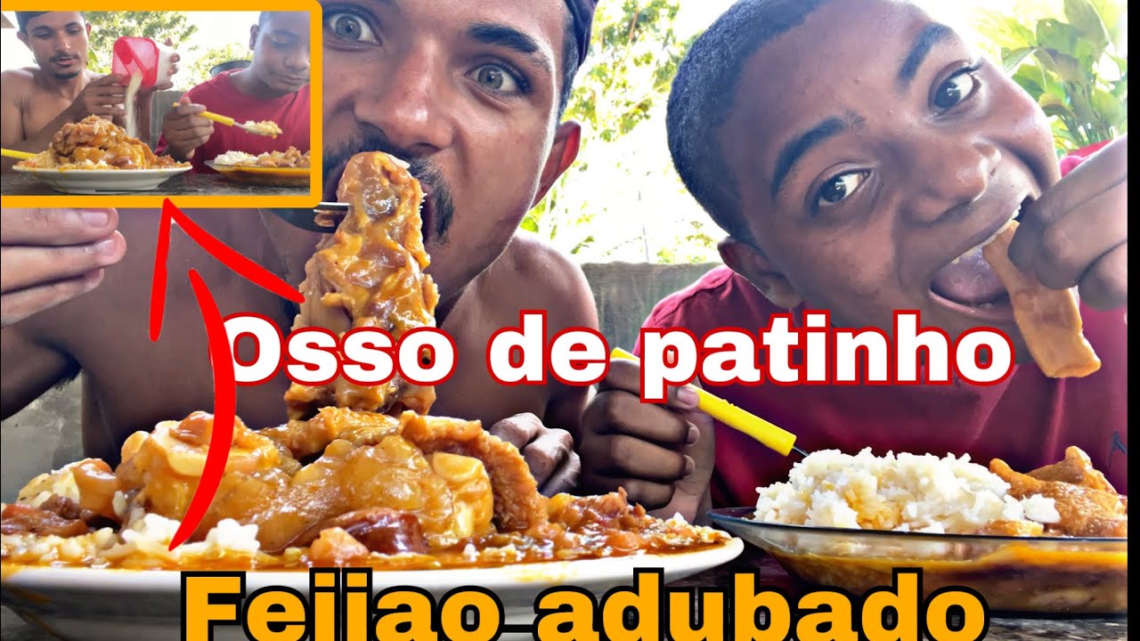 MEU IRMAO VEIO ALMOCAR / MOCOTO E BUCHO DESAFIO COMEU ATE FICAR EMPAZINADO |voltei acabando com tudo