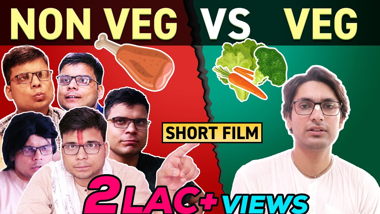 Non-Veg vs Veg | Types of Meat Eaters in a Bhakta Life | Short Film