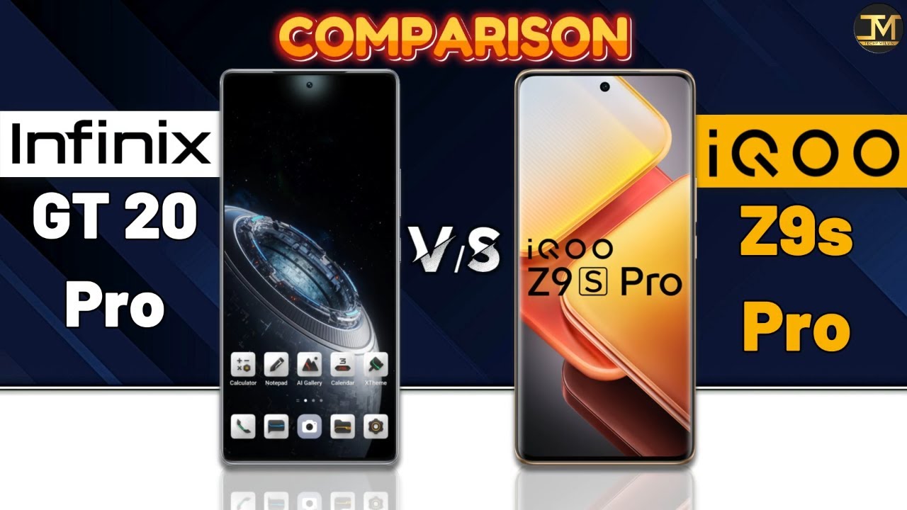 Infinix GT20 Pro vs iQOO Z9s Pro : Which Phone is Best❓😮