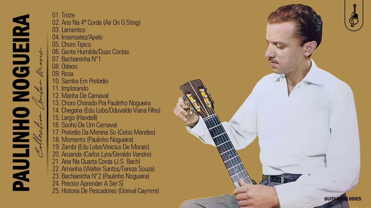 Melhores M&uacute;sicas Tocadas por Paulinho Nogueira no Viol&atilde;o Solo Instrumental