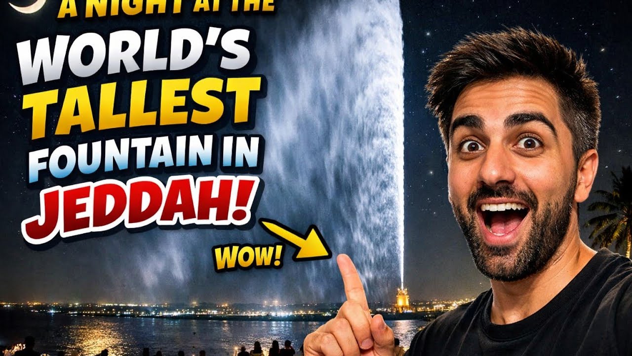 A Night at the World's Tallest Fountain in Jeddah - King Fahad Fountain | RAMADAN 2025