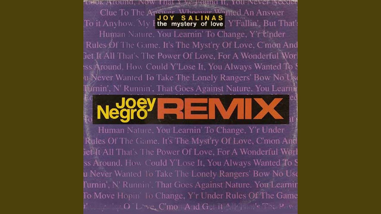 The Mystery of Love (Joey Negro Club Mix)