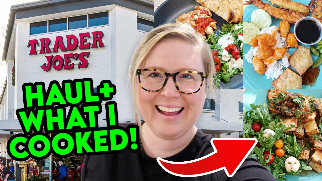 😯TRADER JOES HAUL 🧺 A Week in my Kitchen! Cook with me 🫶