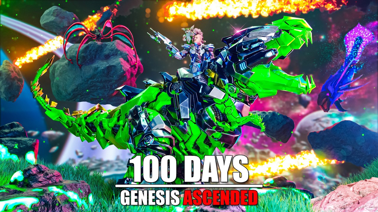 I Have 100 Days to Beat ARK's New Map... Genesis Ascended!
