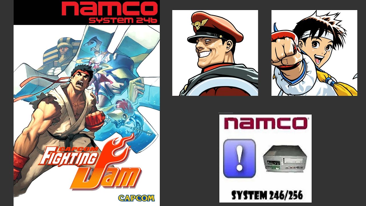 Capcom Fighting Jam (Arcade) - M.Bison & Sakura (1cc)