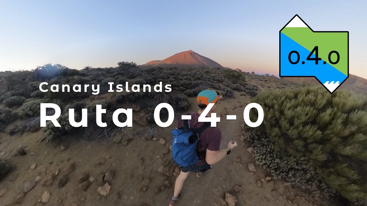 Trail running Spain's tallest peak, 12,000+ ft of continuous elevation - Ruta 040, Canary Islands