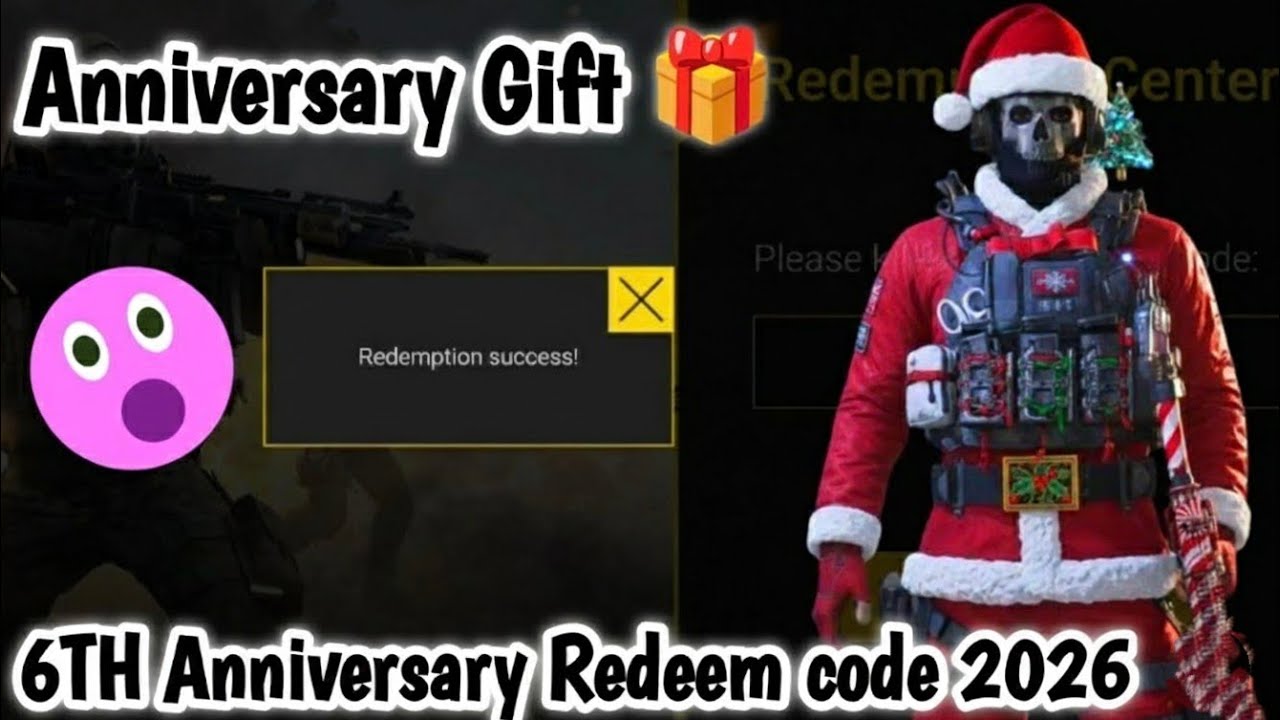 6TH ANNIVERSARY NEW REDEEM CODE COD MOBILE 2026 | CODM NEW REDEEM CODE CALL OF DUTY MOBILE 2026