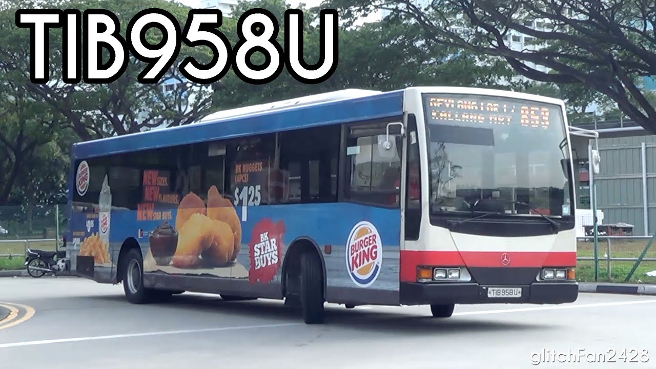 [SMRT] (Retired) Mercedes O405 Volgren TIB958U @ Old Yishun Interchange & Lentor Ave Service 853