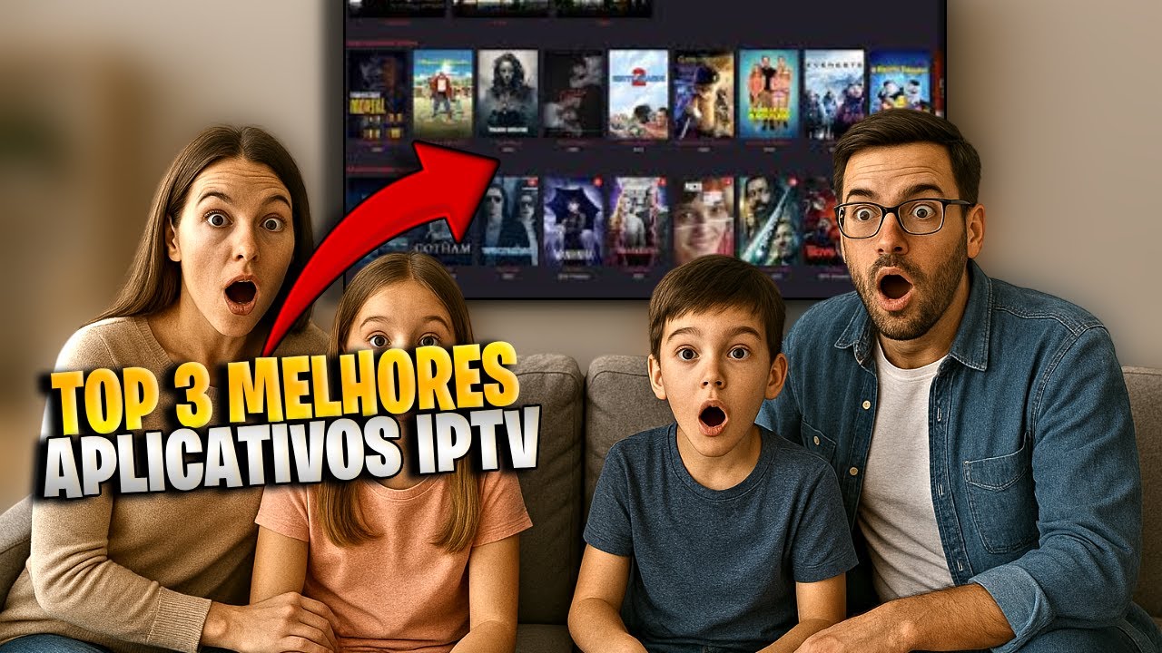 🔥 TOP 3 MELHORES APLICATIVOS IPTV DE 2025!  Qual &eacute; o Melhor para Assistir Tudo?📺