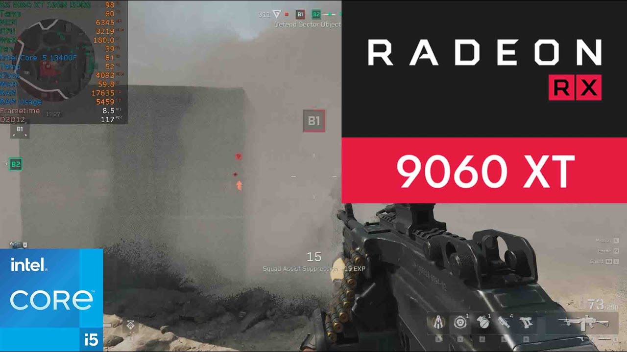 Delta force RX 9060 XT 16GB 1440P Max Settings!