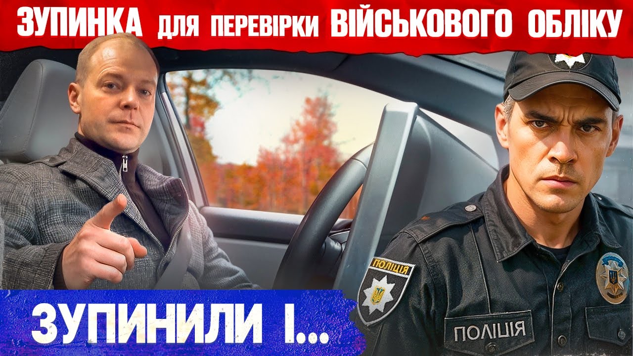 🆘 Поліція зупиняє ВСІХ і вимагає військові документи… але чи мають вони на це право?
