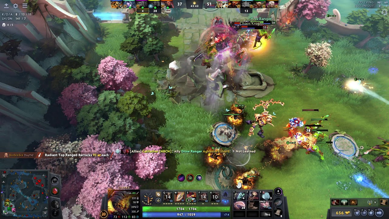 DOTA 2 live stream 1490