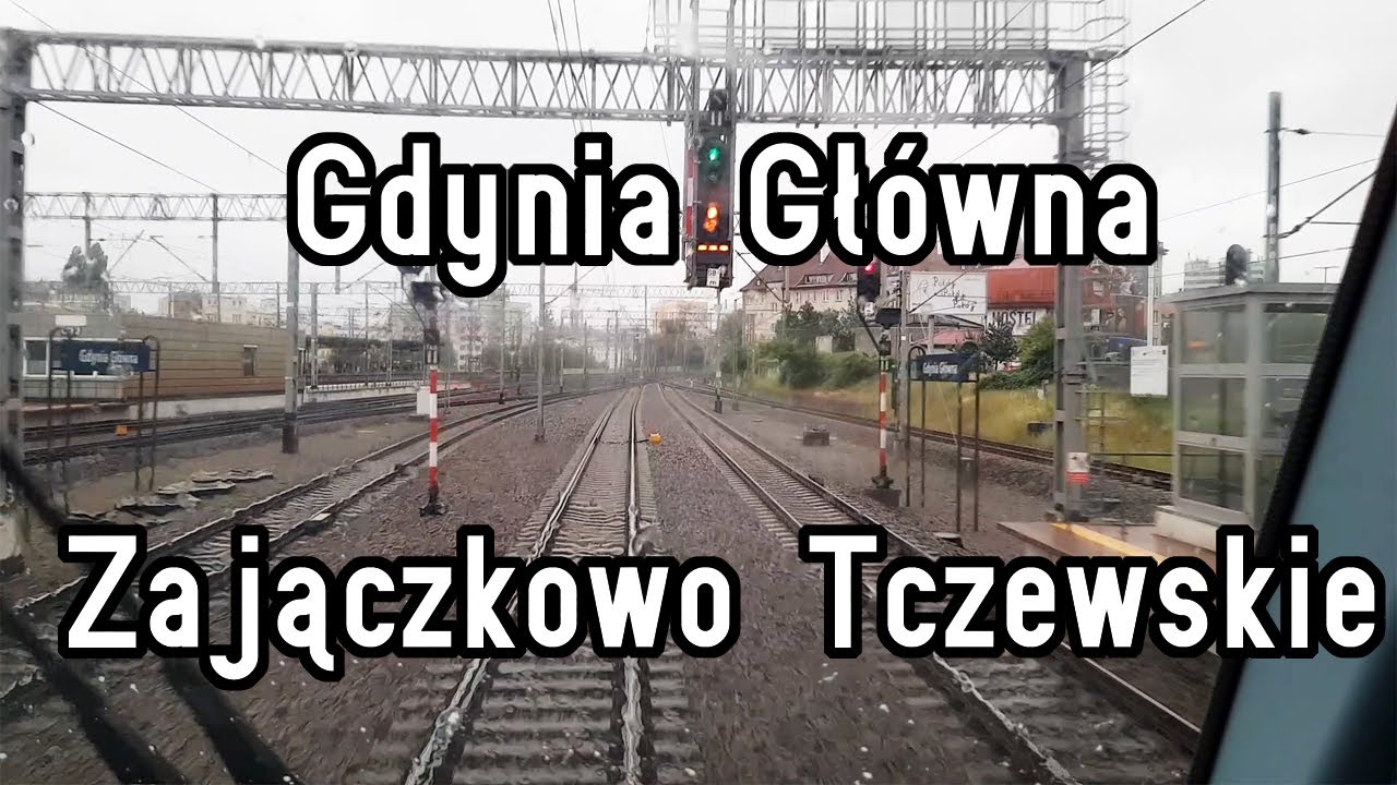 [ CabView ] Deszczowe Trójmiasto - Gdynia Główna - Zajączkowo Tczewskie  - Paprykowe Filmy