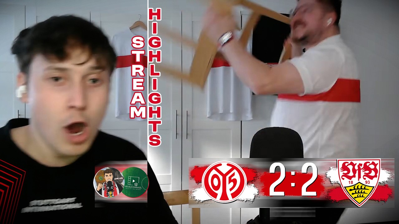 Demirovic & Undav sorgen für Ekstase 🤯 Mainz 05 2:2 VfB Stuttgart Stream Highlights ⚪🔴 mit Manu
