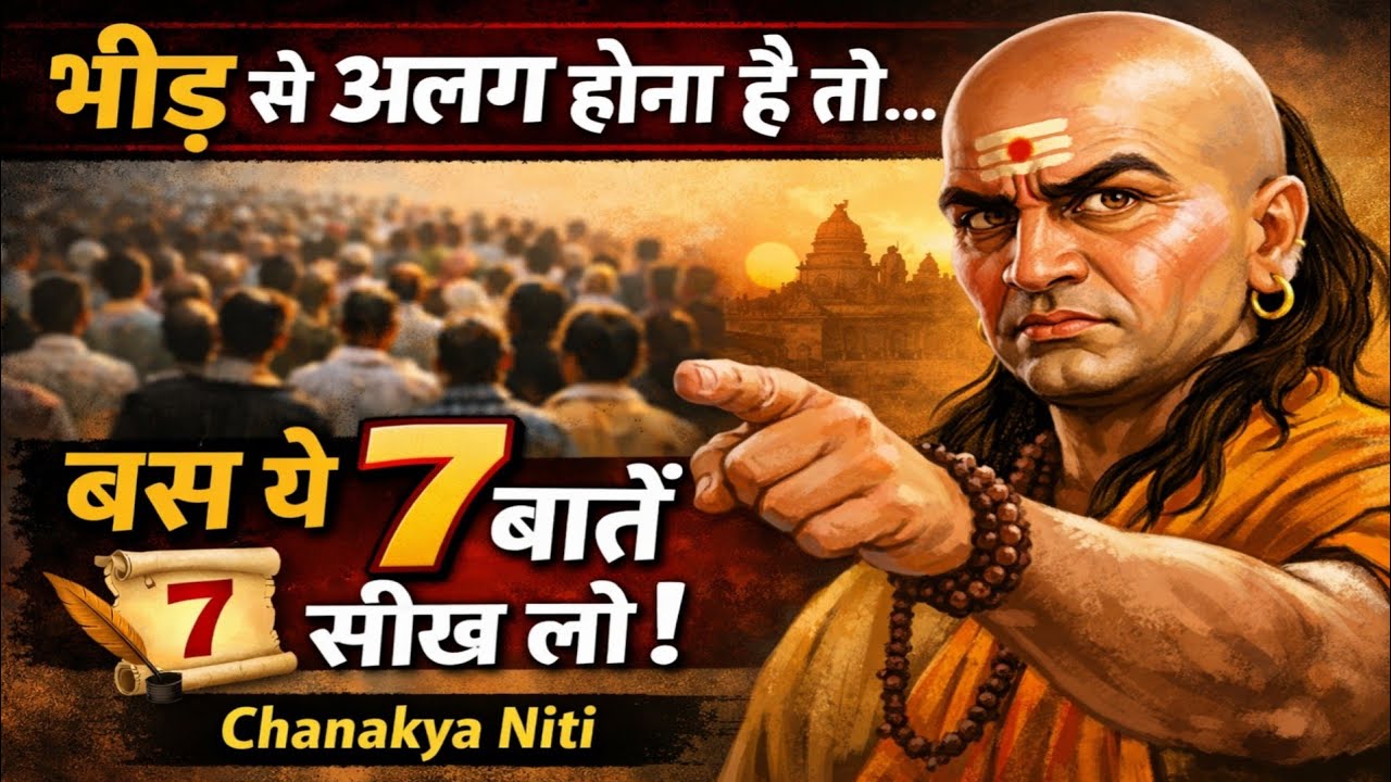 भीड़ से अलग होना है तो बस ये 7 बातें सीख लो | Chanakya Niti for Success in 2026