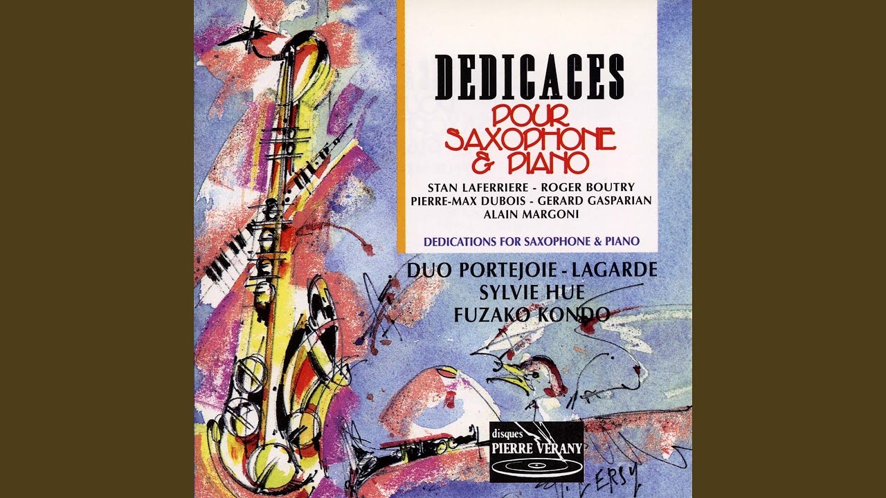 Paronymes pour clarinette, saxo t&eacute;nor & piano: Allegro