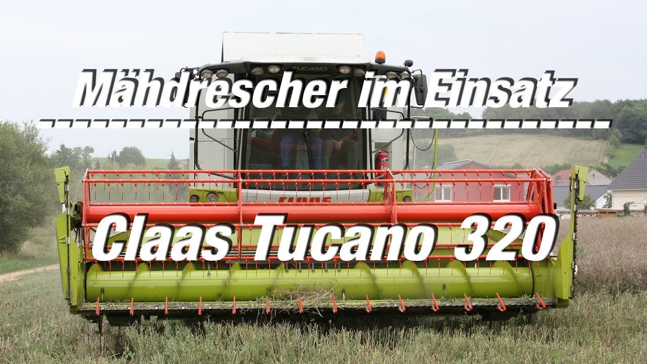 Mähdrescher im Einsatz: (Folge 4) Claas Tucano 320 FULL HD Film