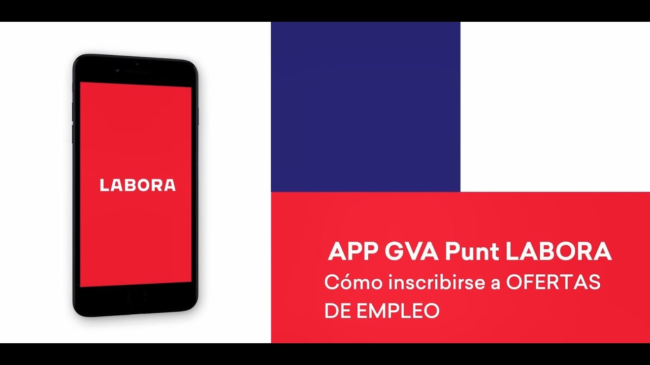 C&oacute;mo INSCRIBIRSE a las OFERTAS de EMPLEO en la APP | Tutorial | LABORA