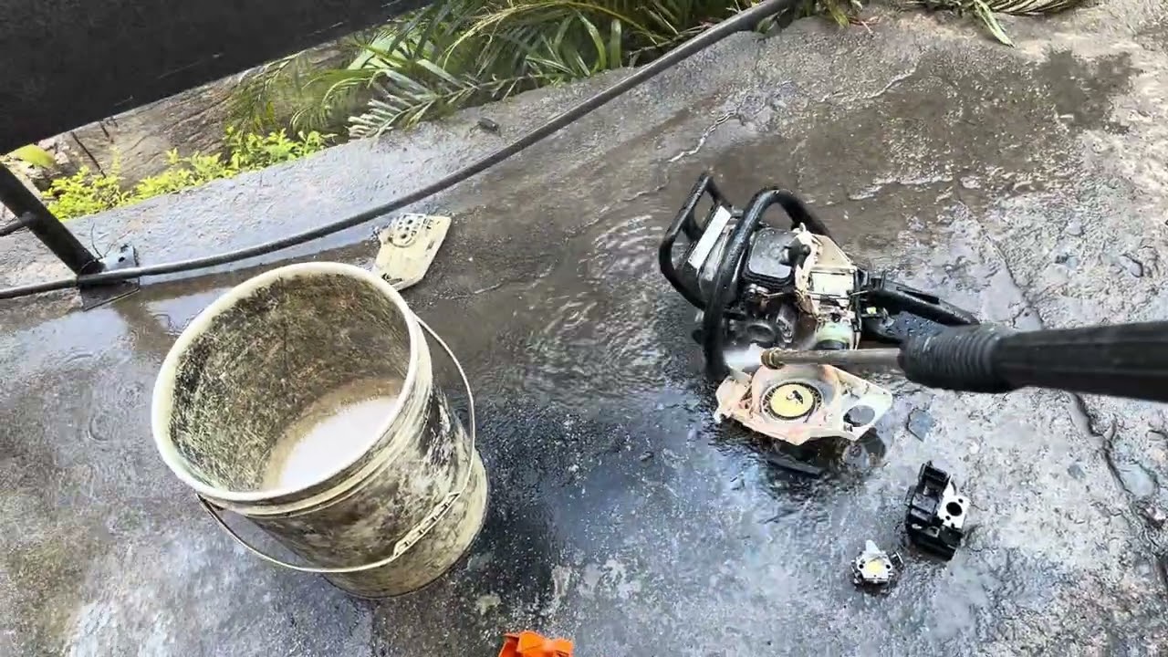 Como debe limpiar el carburador de una motosierra stihl 170