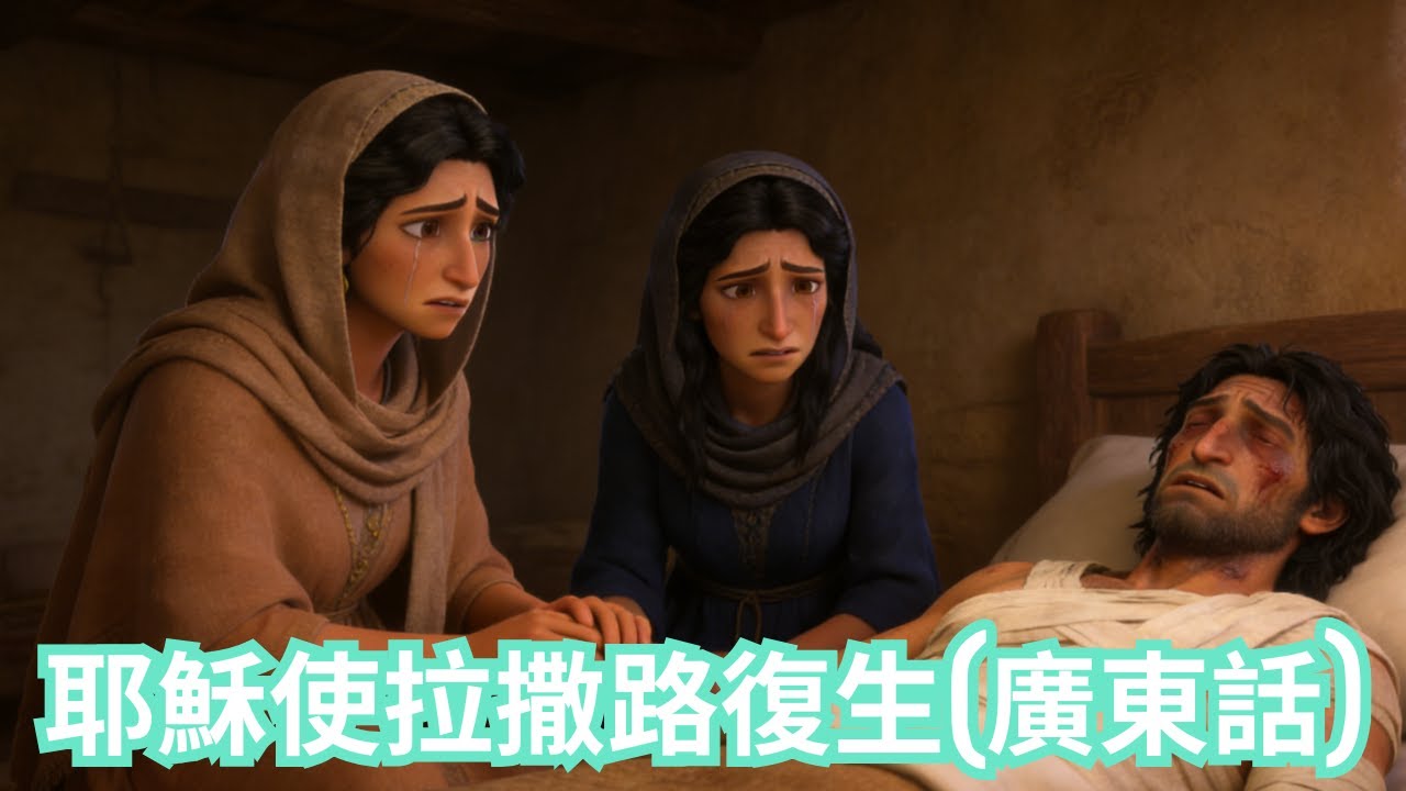 [兒童聖經故事動畫] 耶穌使拉撒路復生 (廣東話)