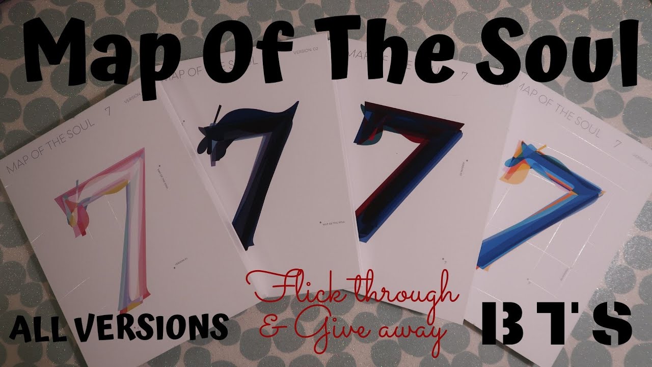 BTS 방탄소년단  [GIVE AWAY] Map of The Soul:7 ALL VERSIONS flick through | GUMMY GOOMEY