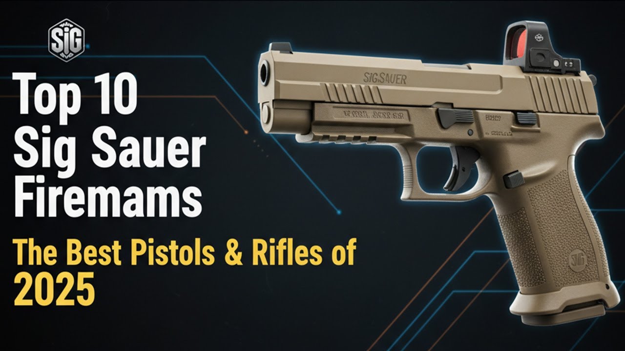 Top 10 Sig Sauer Firearms: The Best Pistols & Rifles of 2025