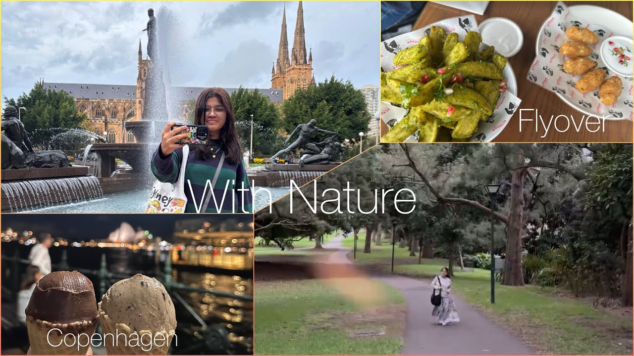 🇦🇺An Evening with Nature in Sydney  (Ft. Flyover Indian Restaurant and Copenhagen Ice Cream)