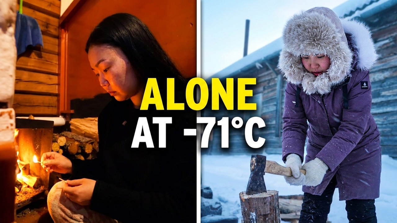 Living Alone as a Woman in the Siberian Wilderness at &minus;71&deg;C (&minus;95&deg;F) Yakutia