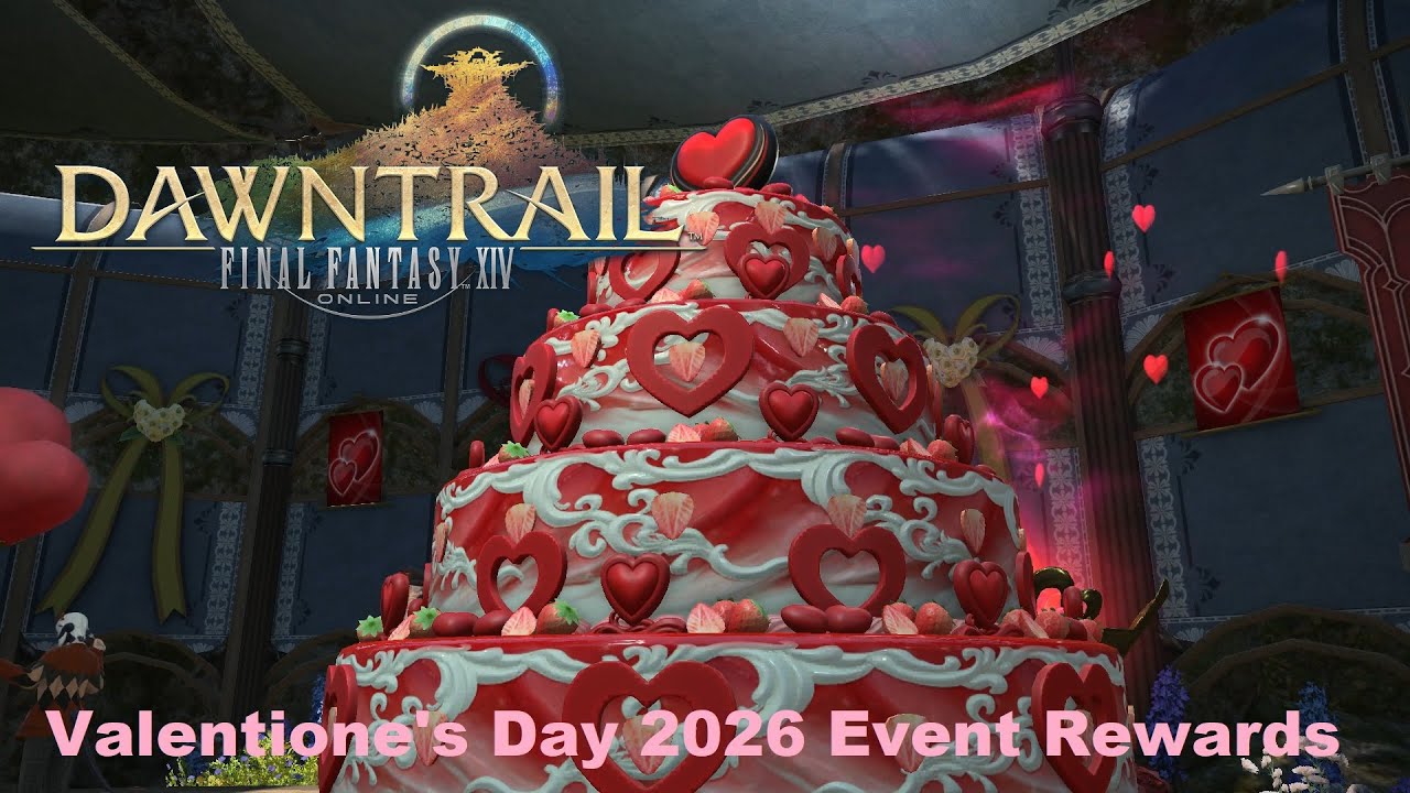 Final Fantasy XIV Dawntrail - Valentione's Day 2026 Event + Rewards No Commentary
