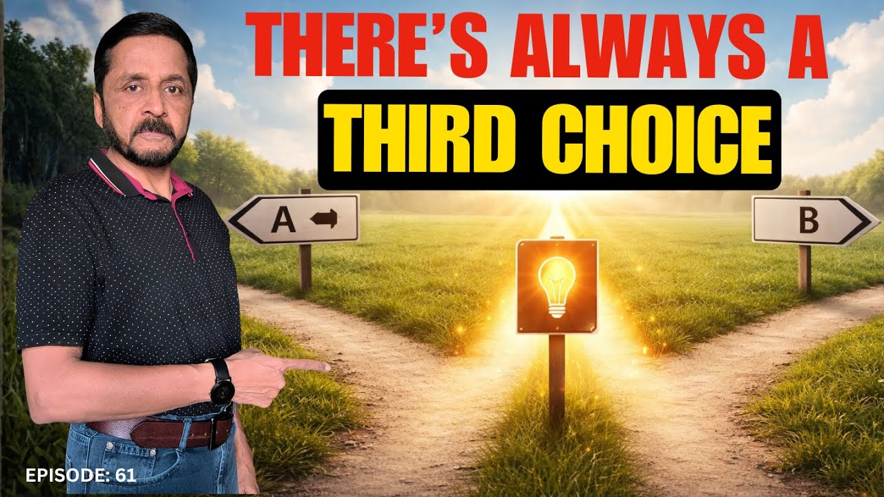 The third Option no one sees | When Trapped Between Two Bad Choices, Do THIS I Thinking differently