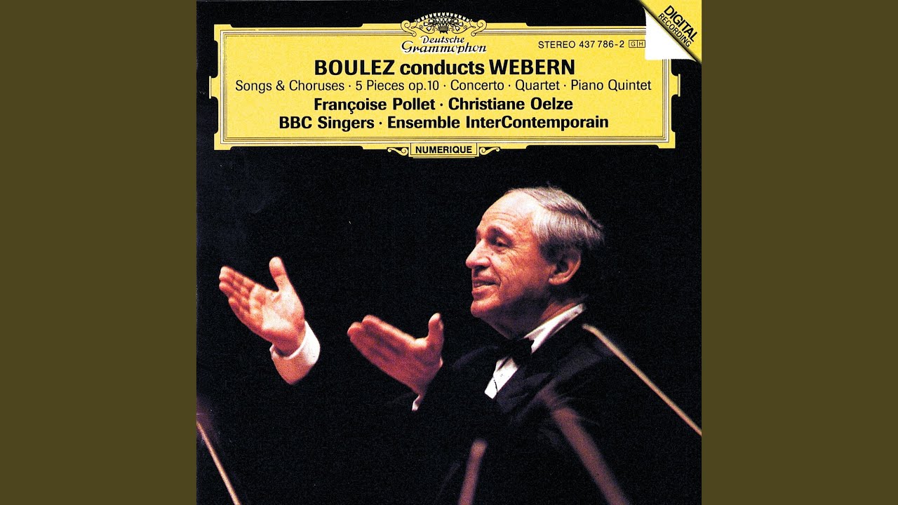 Webern: 3 Lieder for Voice, Clarinet & Guitar, Op. 18: No. 2, Erl&ouml;sung: Mein Kind, sieh an....