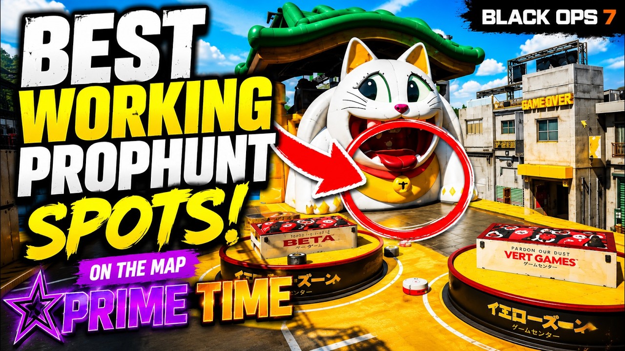 ALL BEST Prop Hunt Glitch Spots on Prime Time! (BO7)🔥