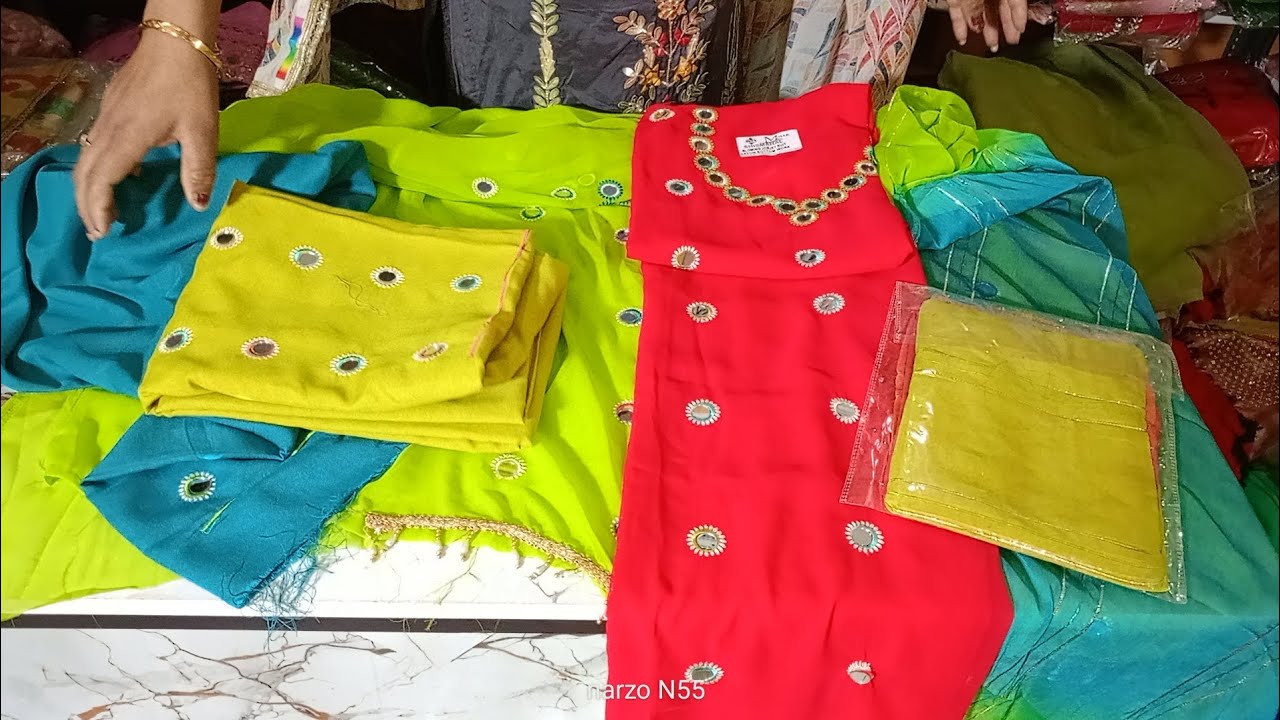350 की महासेल शिमर/सलवार कढ़ाई वाले सूटों पर सेल 