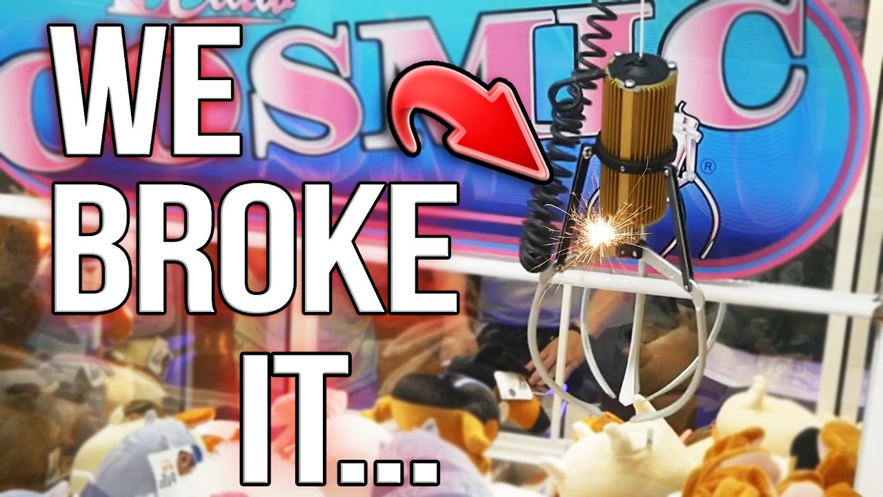 WE BROKE THE CLAW MACHINE... || So Many Arcade Skill Crane Wins!