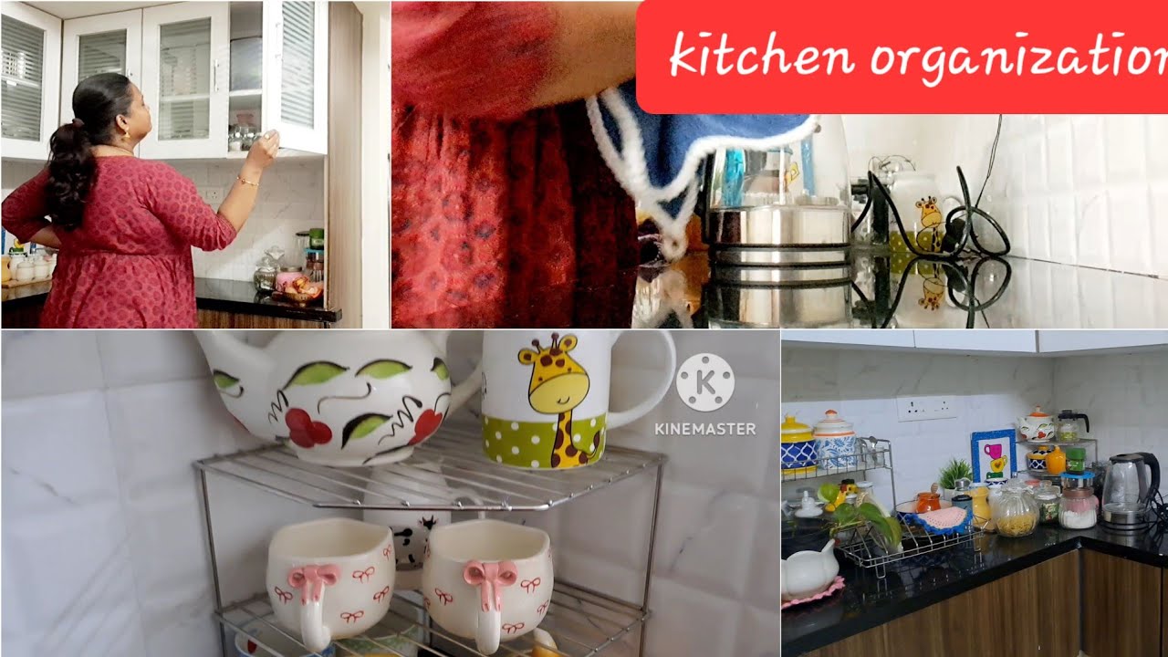 Aaj kitchen ko kaise saja diya || kitchen organization