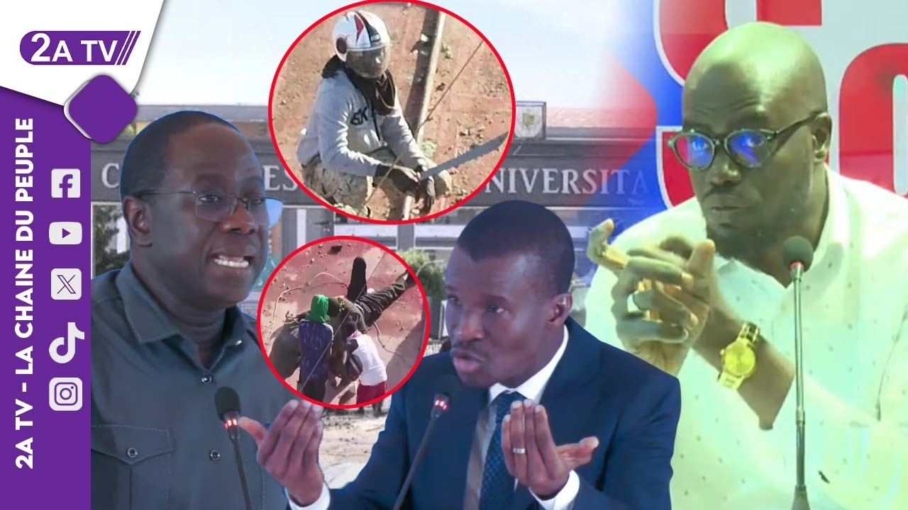 Images choquante des étudiants à l’UCAD ? Cocktail Molotov, Grenade,... Moustapha Mbaye éclate tout