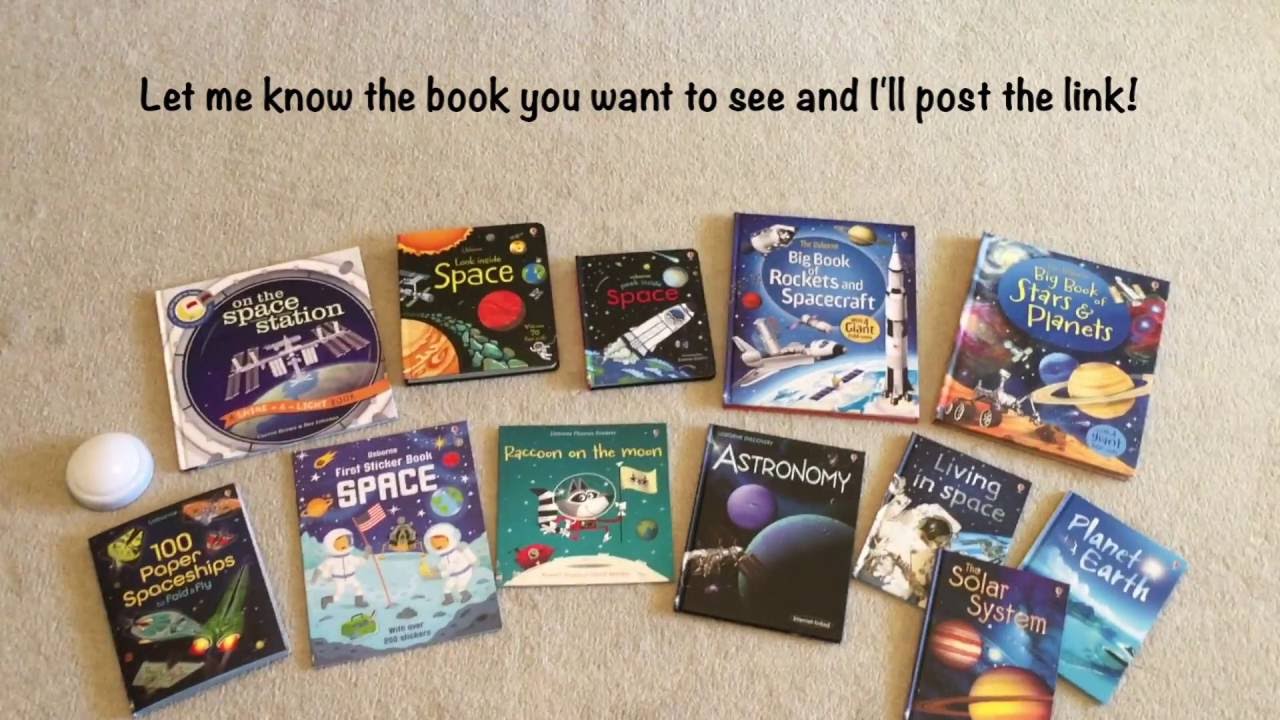 The Usborne Bookshelf - Space& Solar System Books Galore!