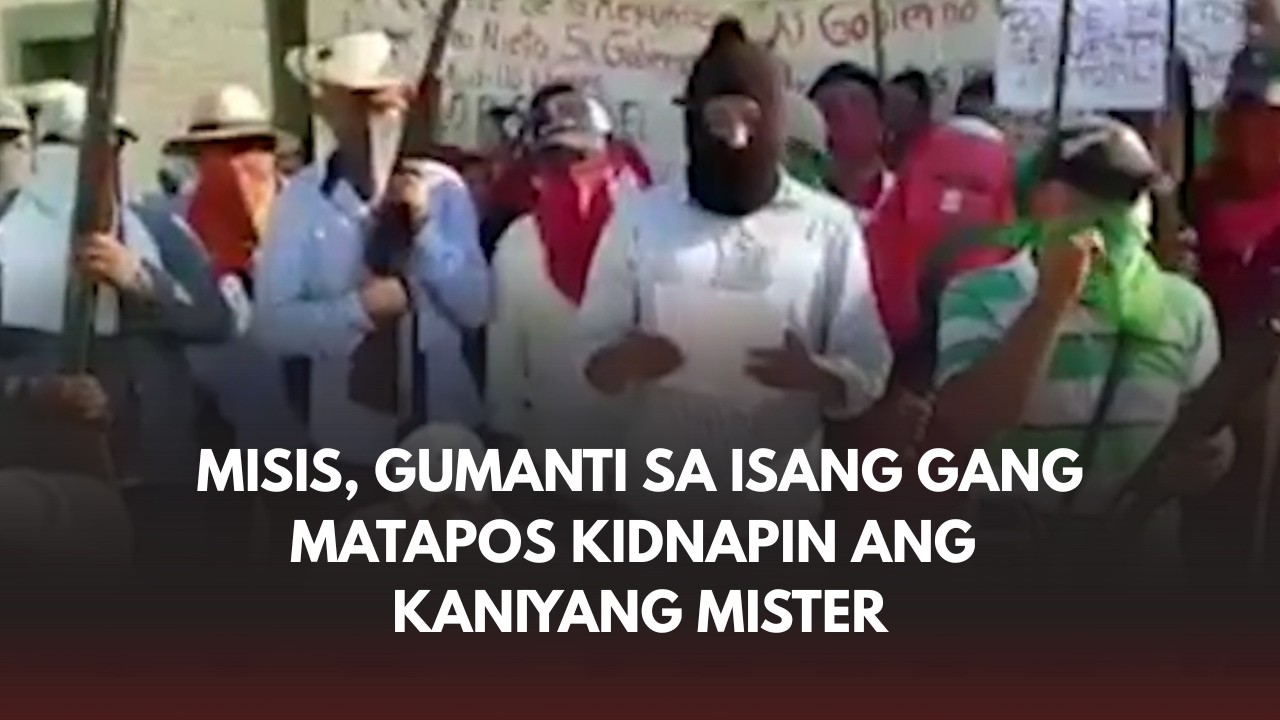 Misis, gumanti sa isang gang matapos kidnapin ang kaniyang mister!