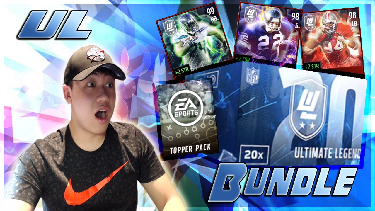 20x ULTIMATE LEGEND BUNDLE OPENING!! 91 OVR ULTIMATE LEGEND PULL!! MADDEN MOBILE 17