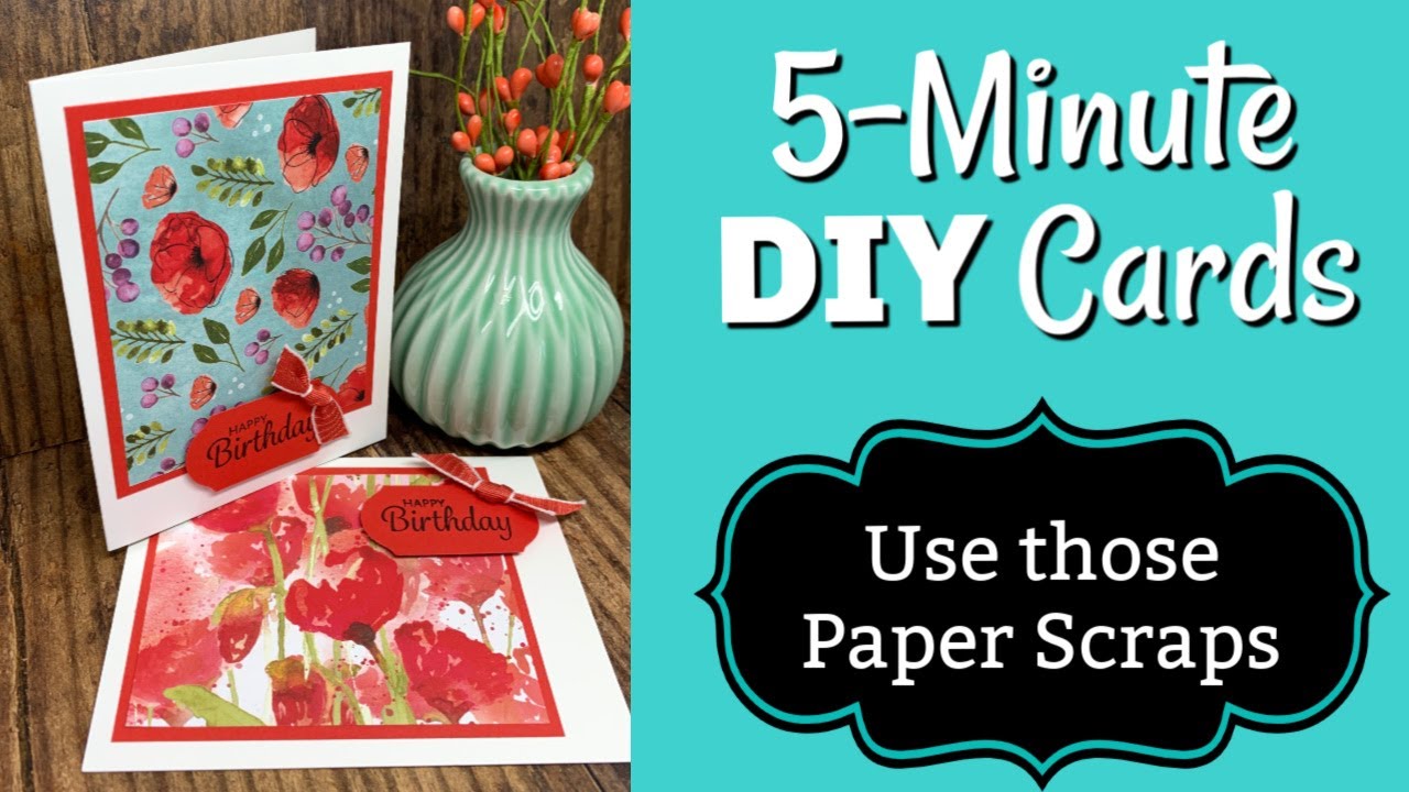 How to Make Simple DIY Cards in 5 Minutes