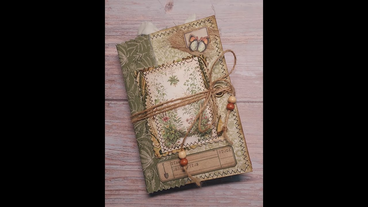 Handmade Garden Junk Journal, Lydia's Garden Planner SOLD