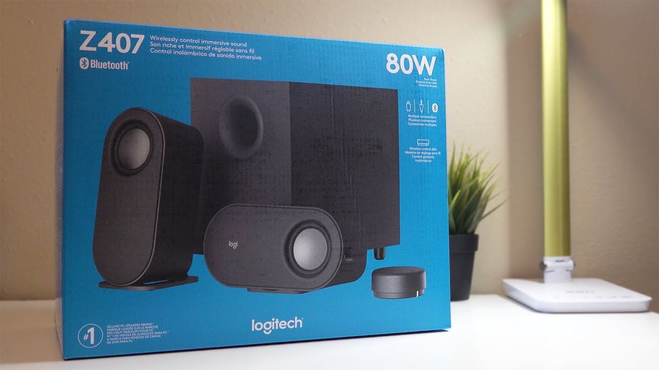 Распаковка и настройка колонок Logitech Z407!